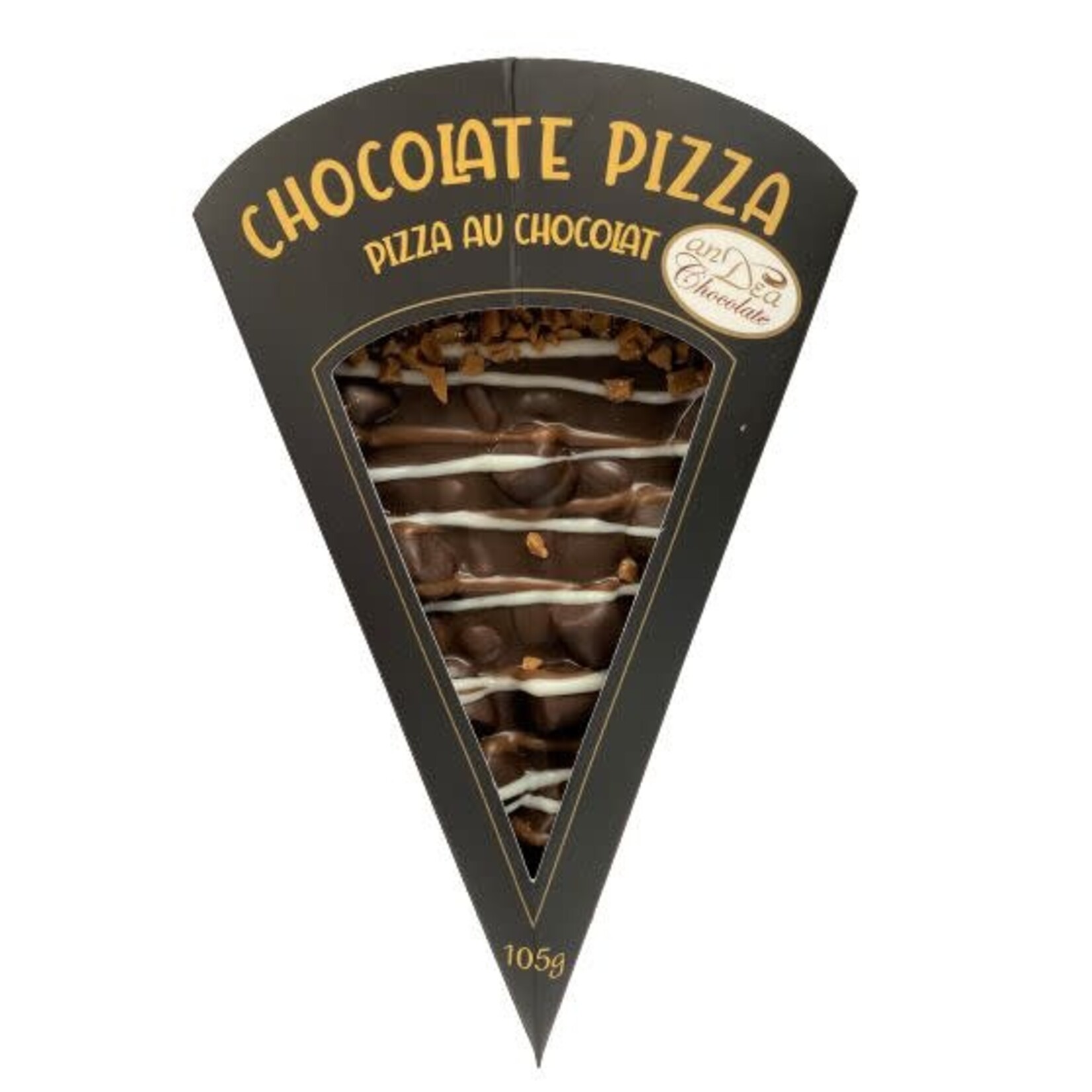 anDea Chocolate Chocolate Pizza Slice - Taffy Dark Chocolate
