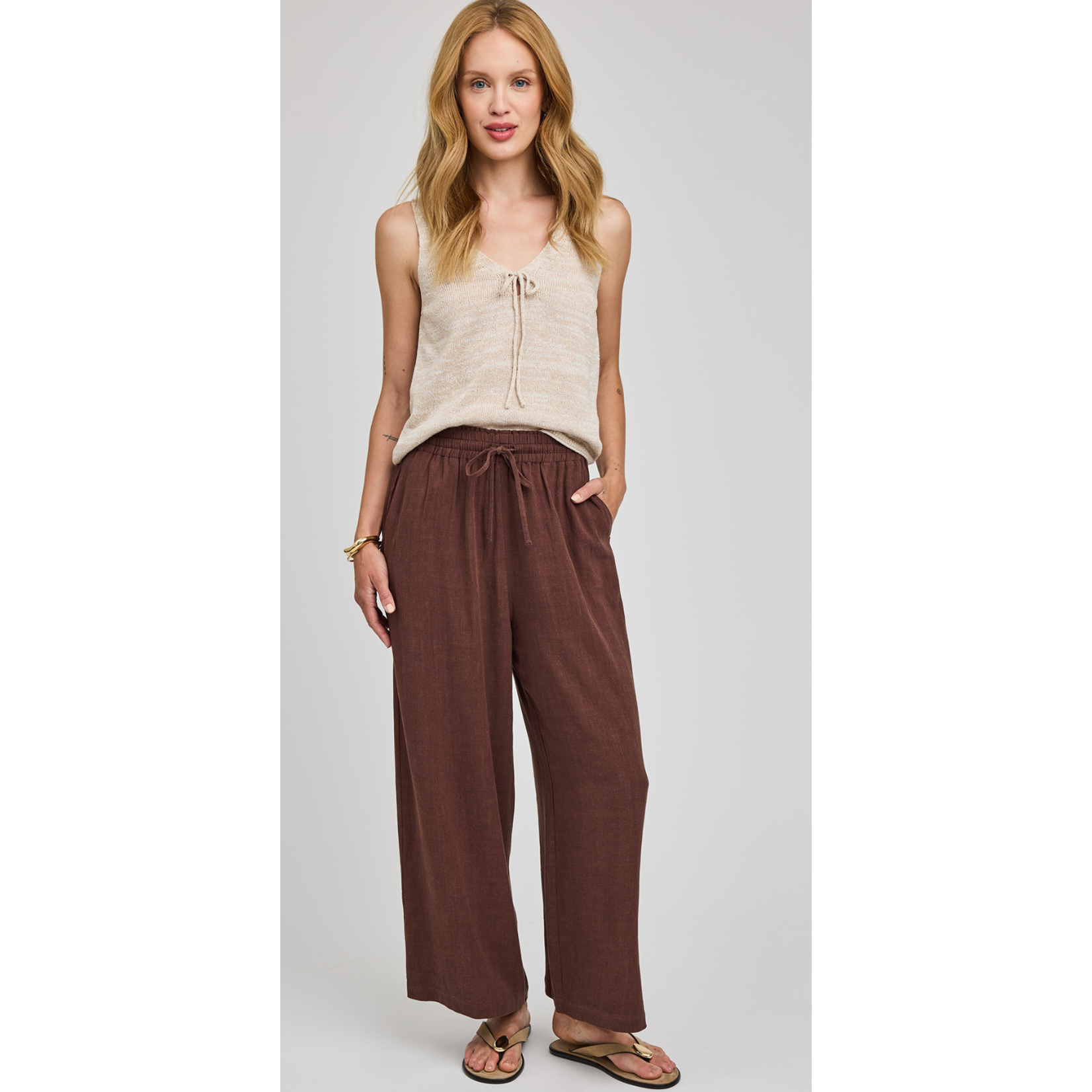 Gentle Fawn GF2605-7381 - Arlo Linen Drawstring Pant