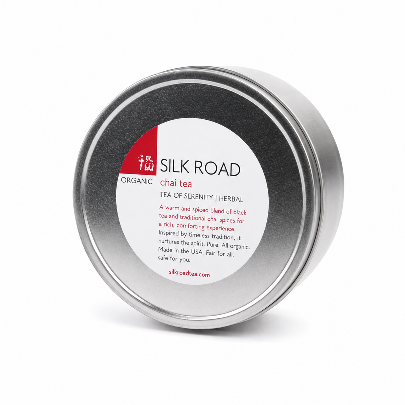 Silk Road Tea Chai Black Tea Tin (40 Cups)