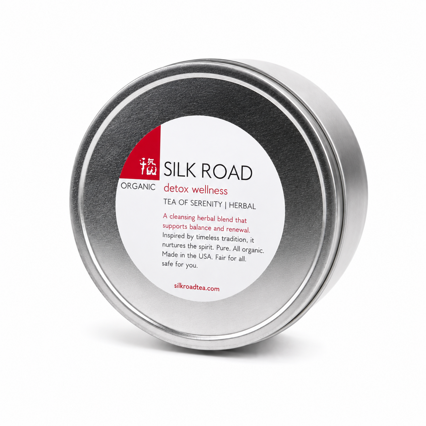 Silk Road Tea Detox Wellness Tea Tin (40 Cups)