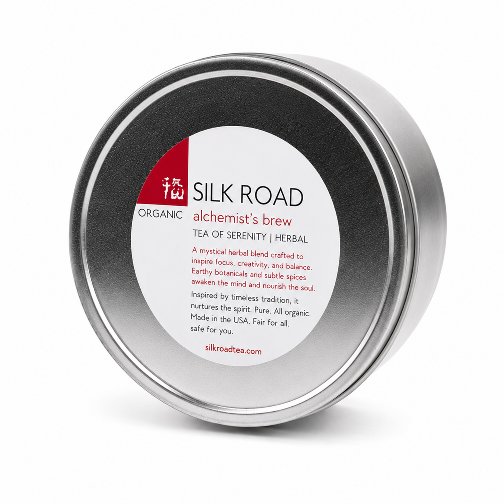 Silk Road Tea Alchemist's Brew Herbal Tea Tin (40 Cups)
