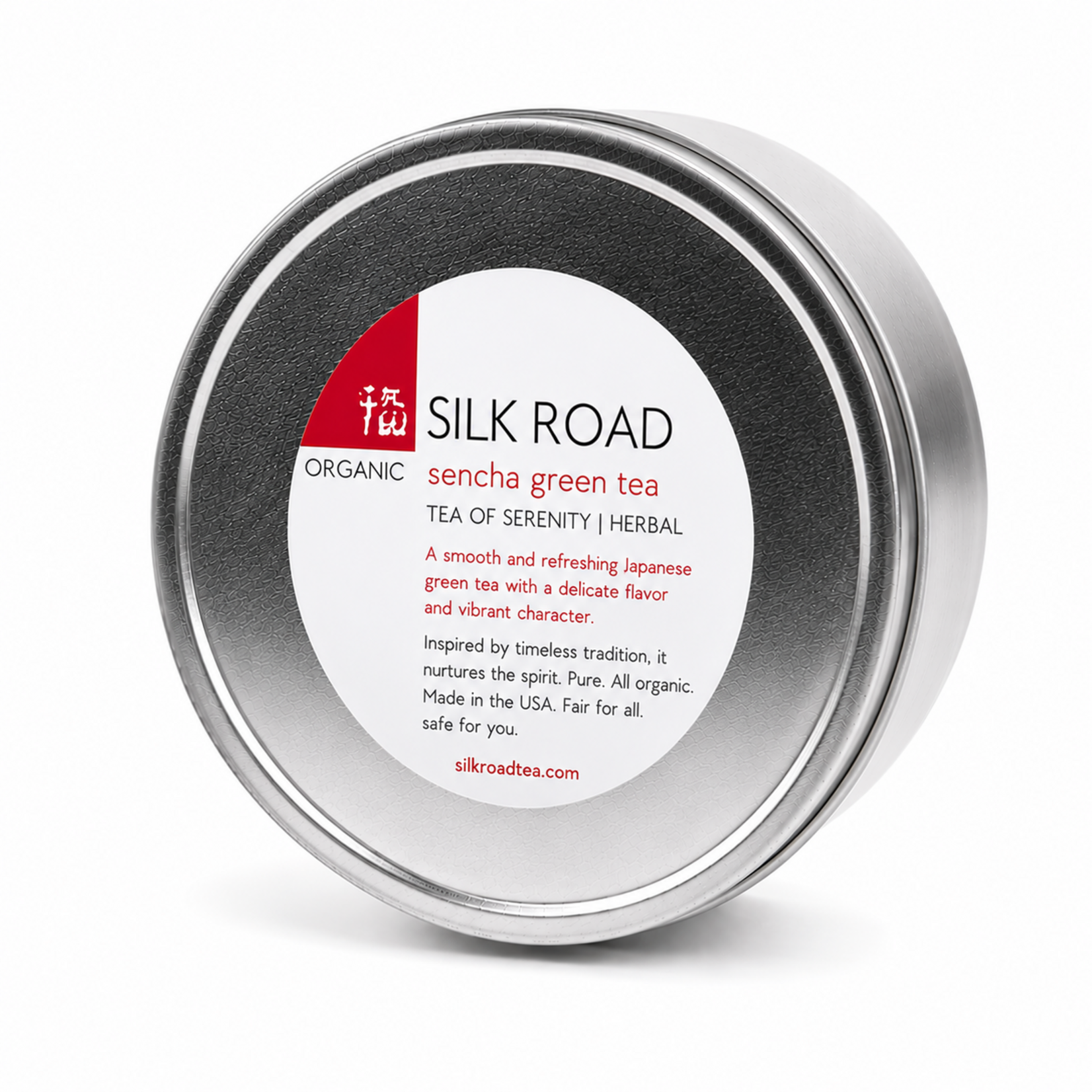 Silk Road Tea Sencha Green Tea Tin (40 Cups)