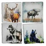 Panam Décor & Gifts Wild Animals Coasters (Set of 4)