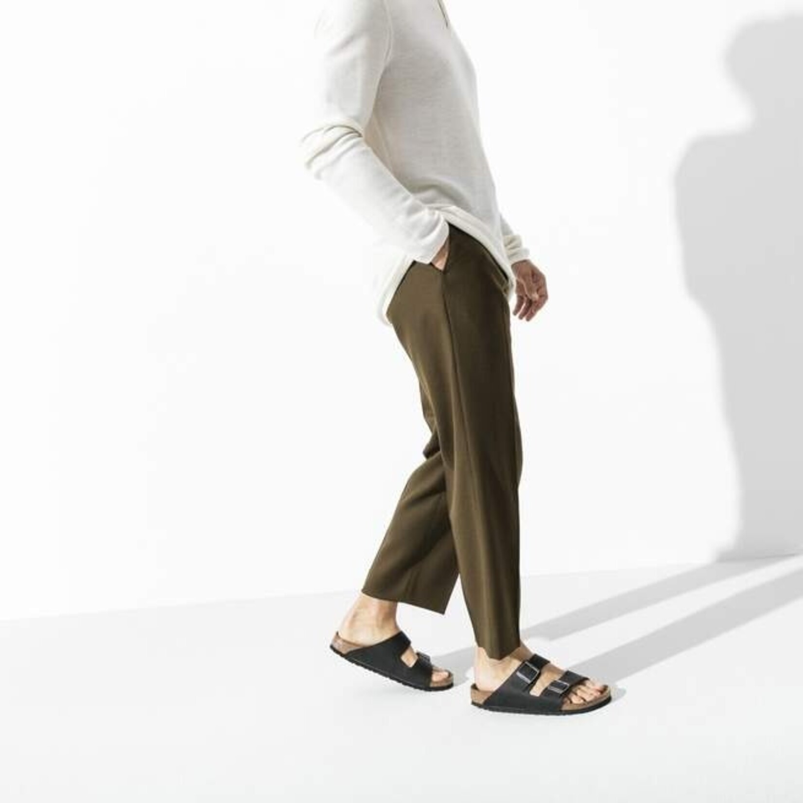 Birkenstock Arizona Leather Sandal Regular Footbed