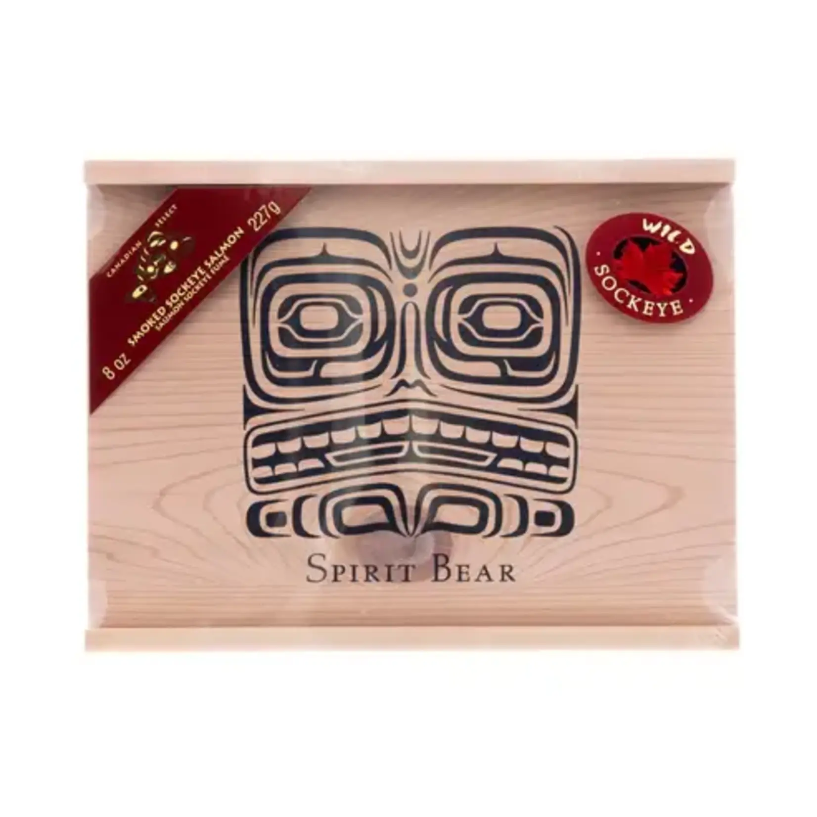 Canadian Select Smoked Wild Sockeye Salmon in Speciality Wood Box 8 oz