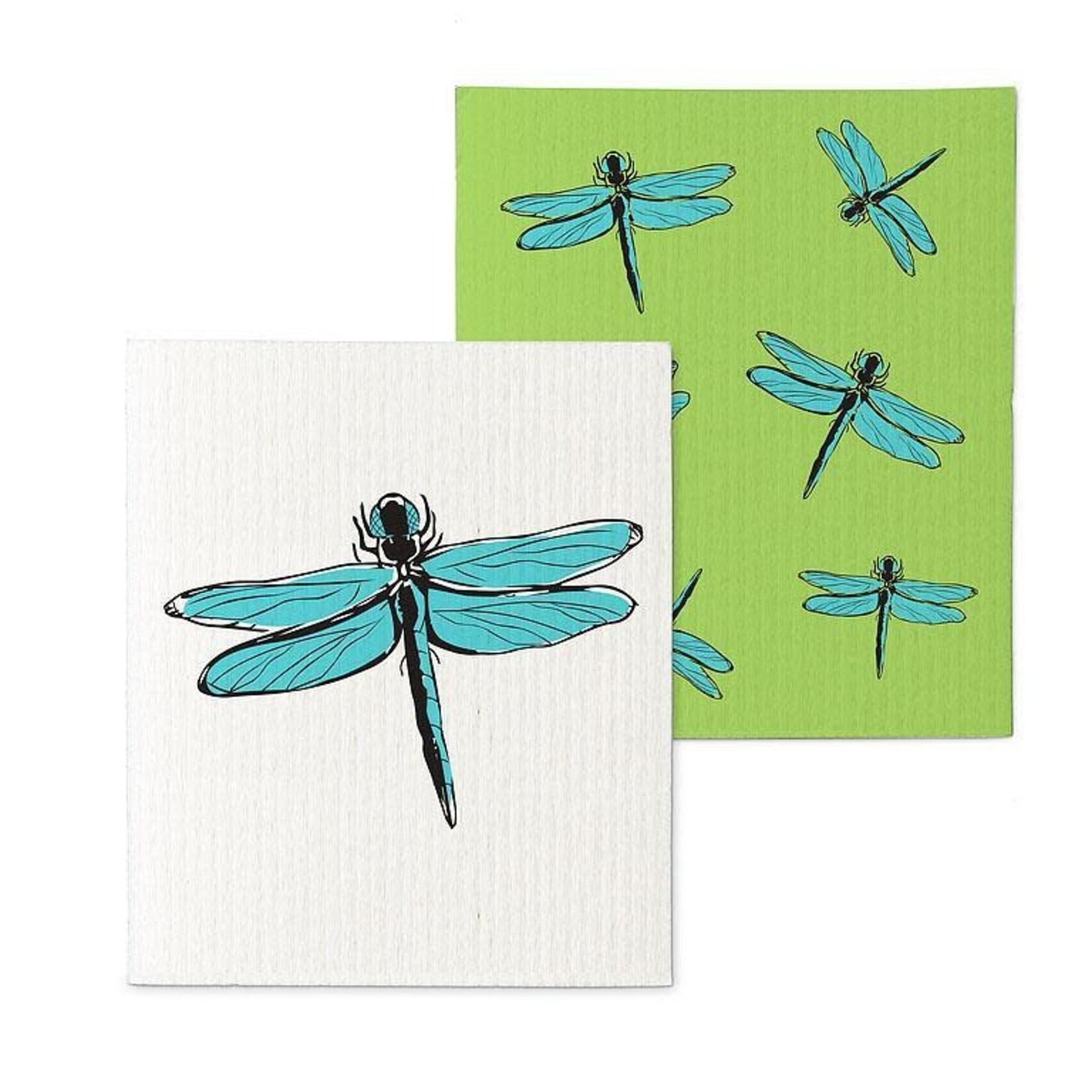 Dragonflies Dishcloths (Set of 2)