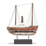 Red Boat on Base (17")