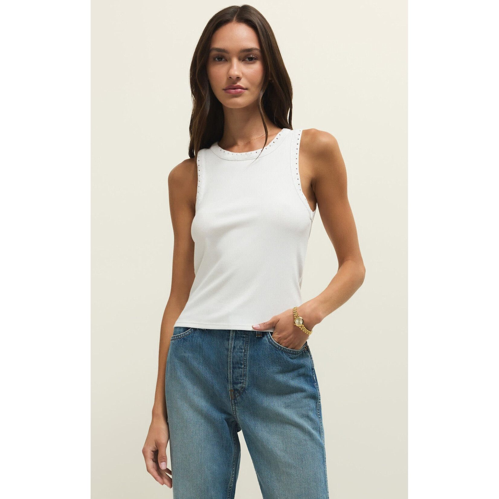 Z Supply Clarke Rib Tank Top
