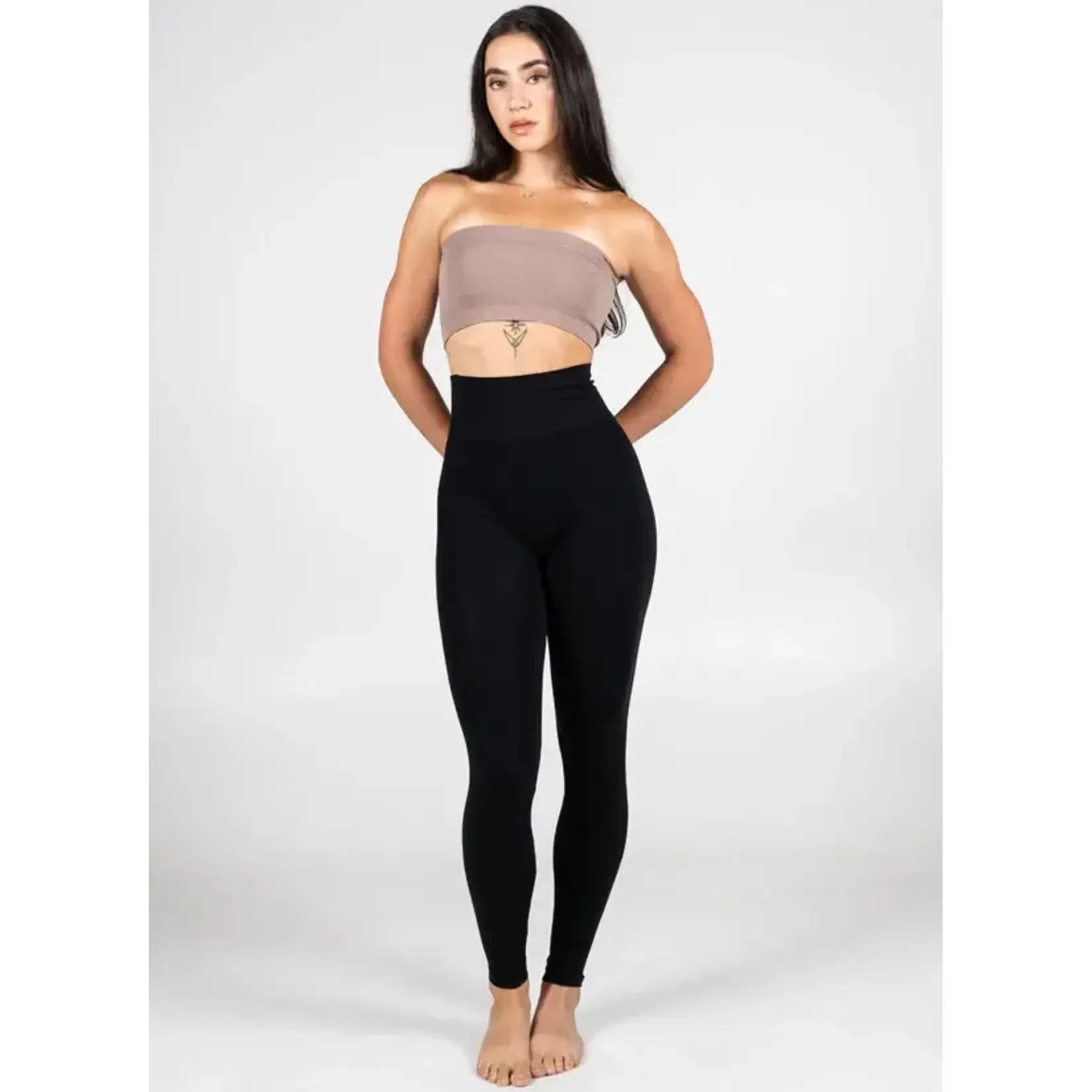 C'est Moi Full Length High Waist Bamboo Legging - One Size