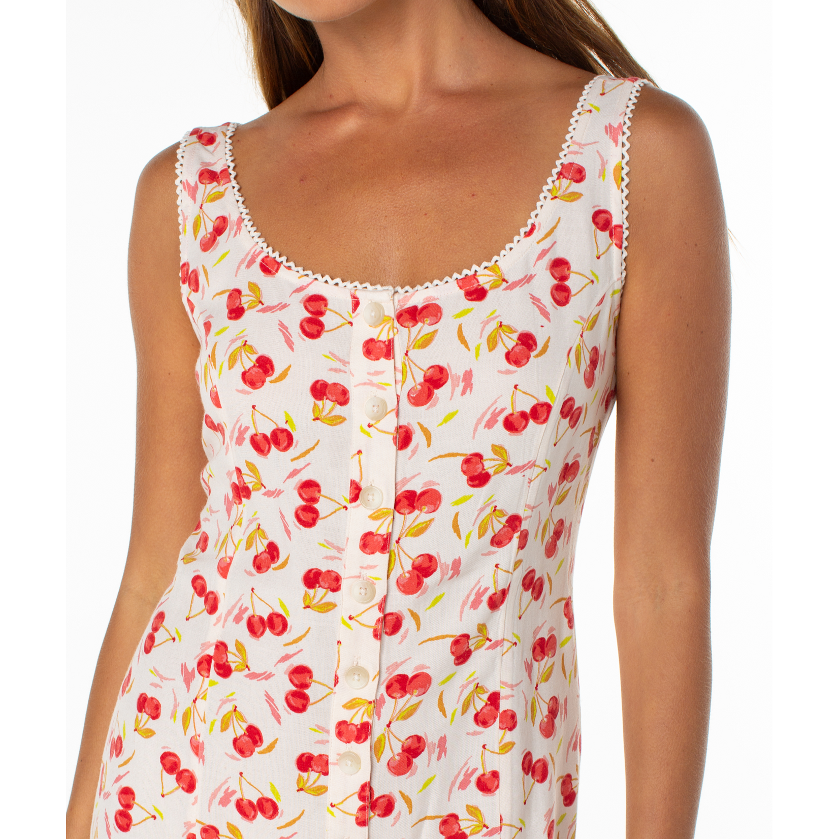 Roxy RD10712AWCVN - Kayla Dress with Cherry Print
