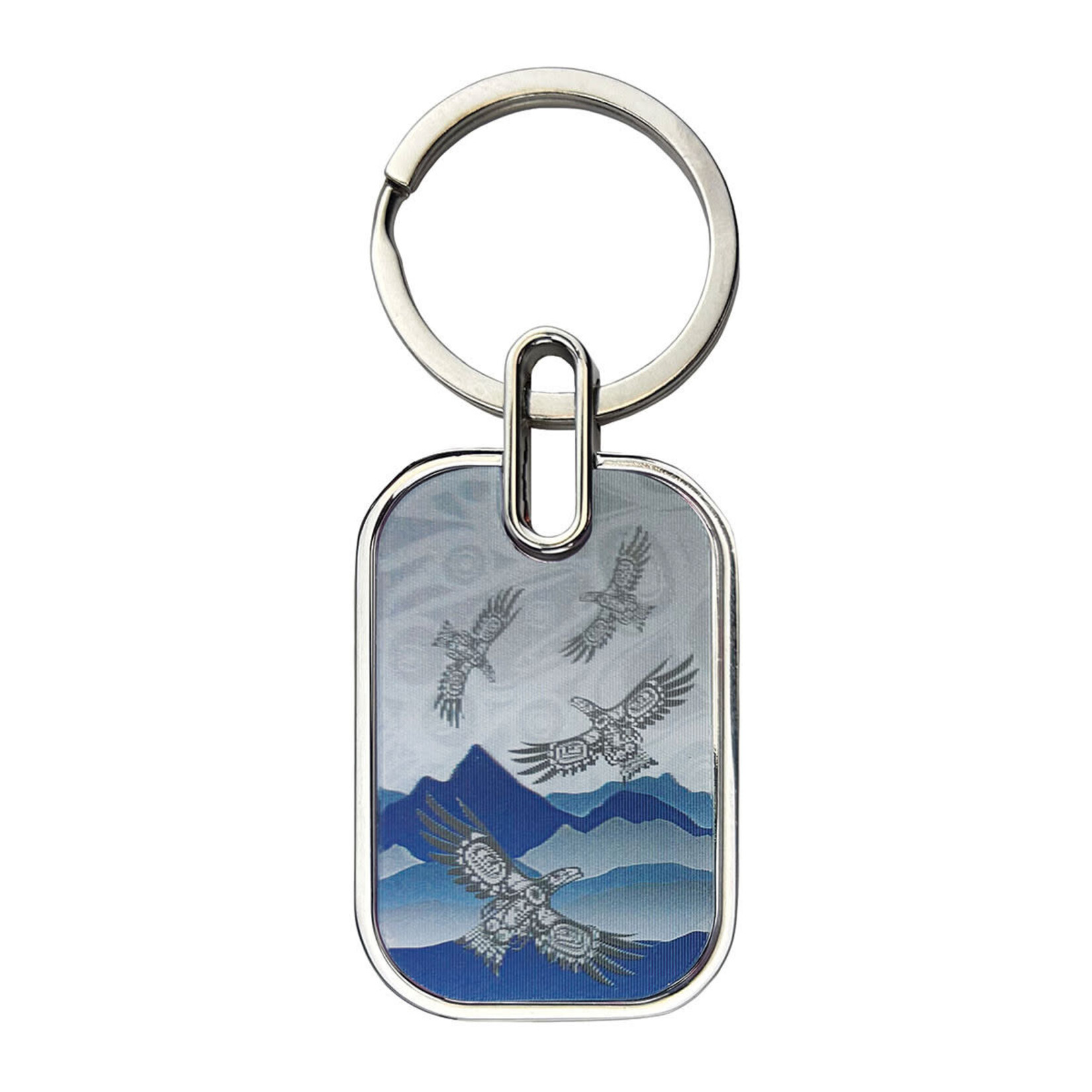 Native Northwest Indigenous Designed Lenticular Keychain (Assorted)