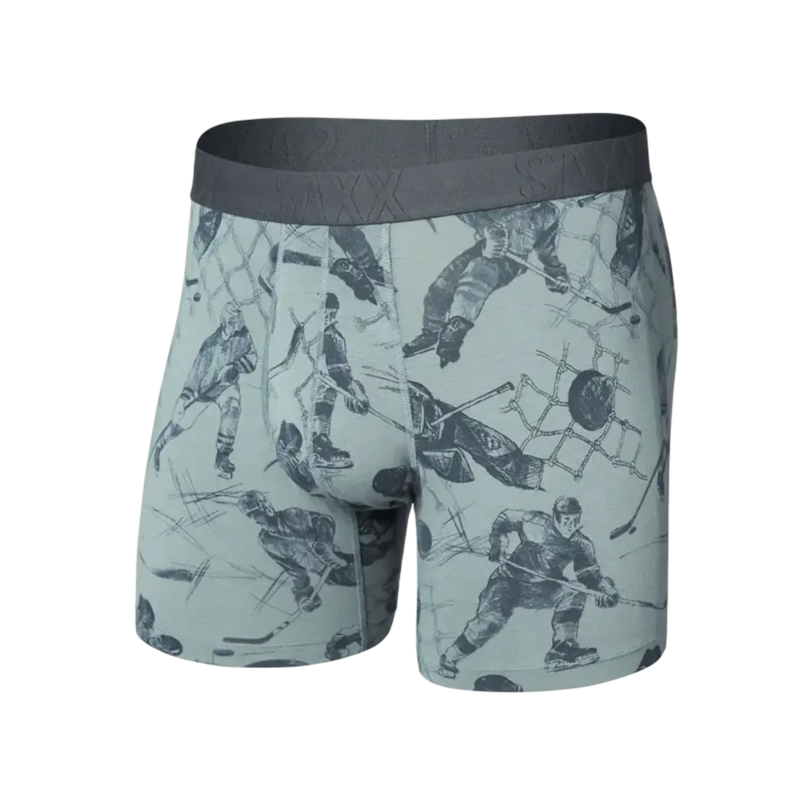 SAXX Underwear DropTemp Cooling Cotton Boxer Brief with Fly - Off the Boards