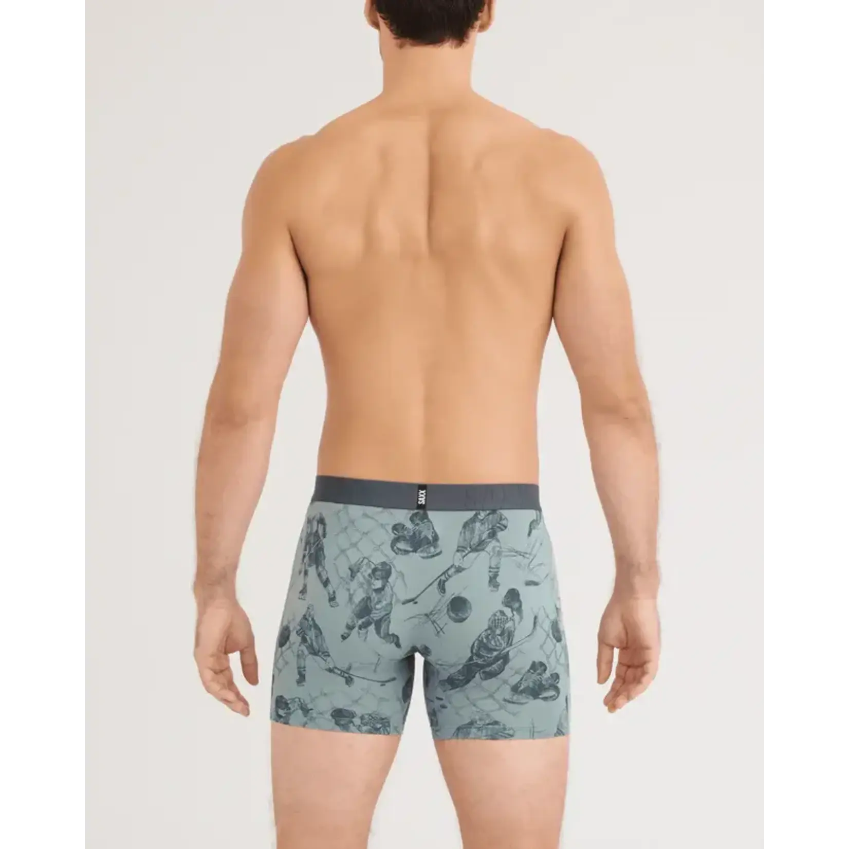 SAXX Underwear DropTemp Cooling Cotton Boxer Brief with Fly - Off the Boards