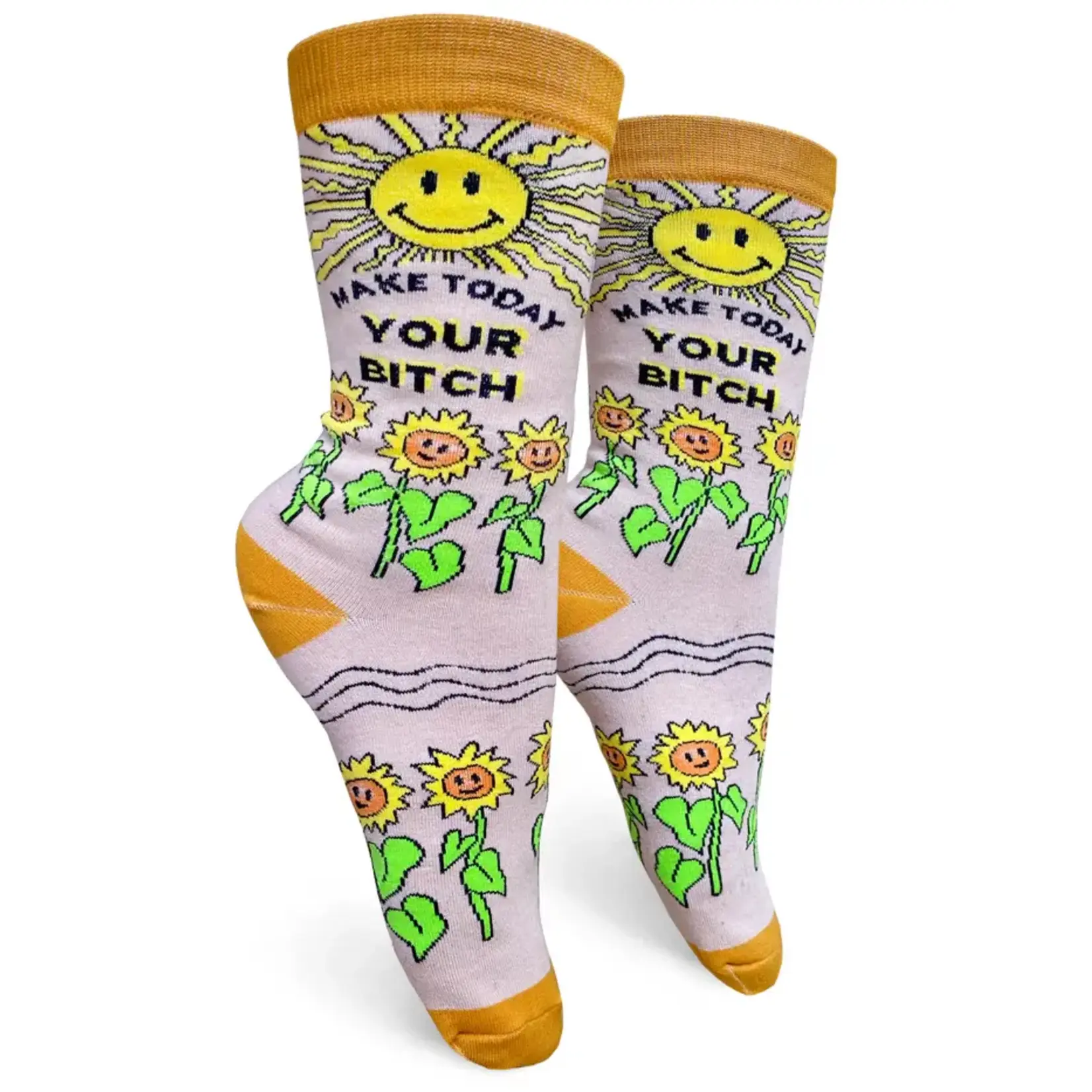 Groovy Things Women's Socks - Make Today Your Bitch