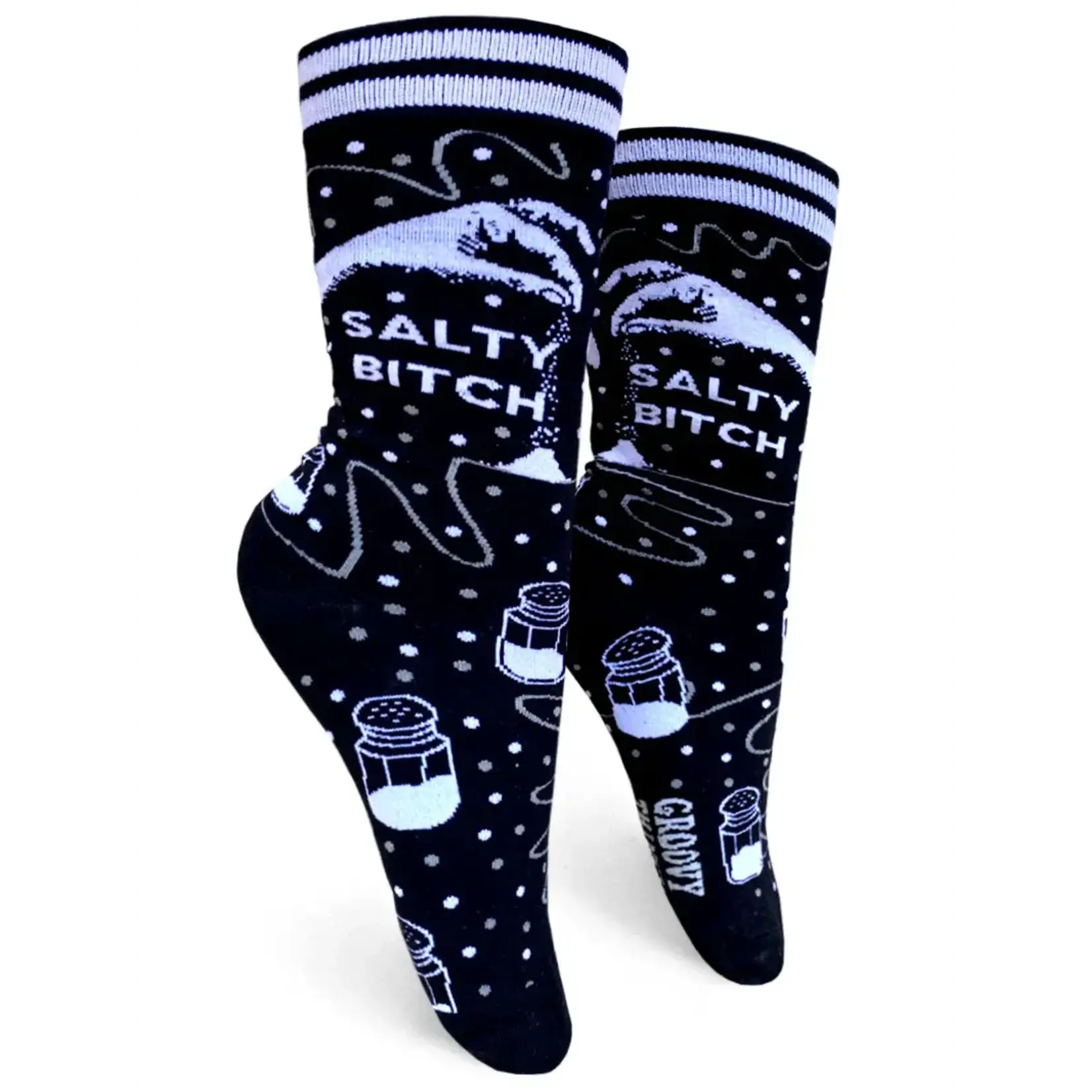 Groovy Things Women's Socks - Salty Bitch