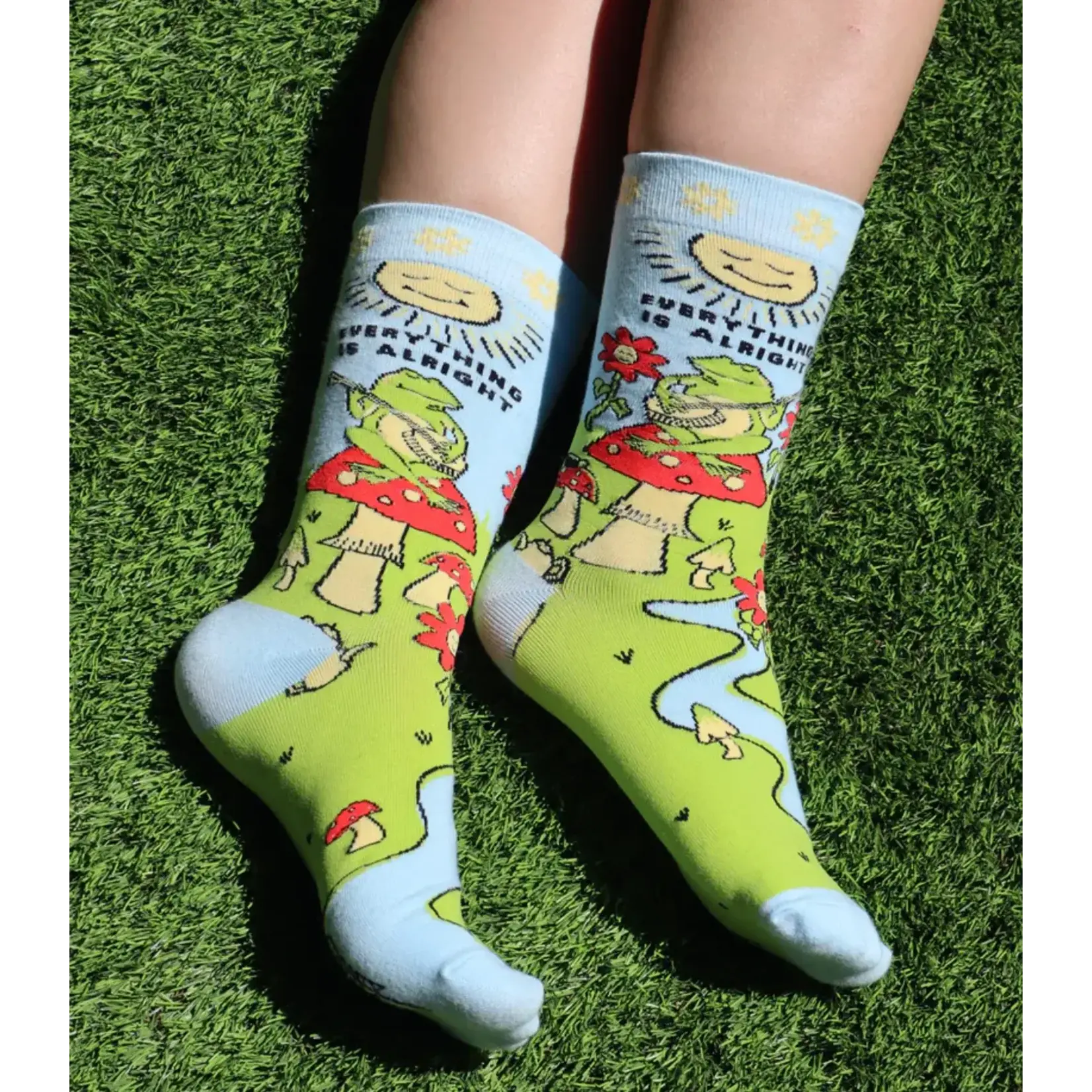 Groovy Things Women's Socks - Everything is Alright