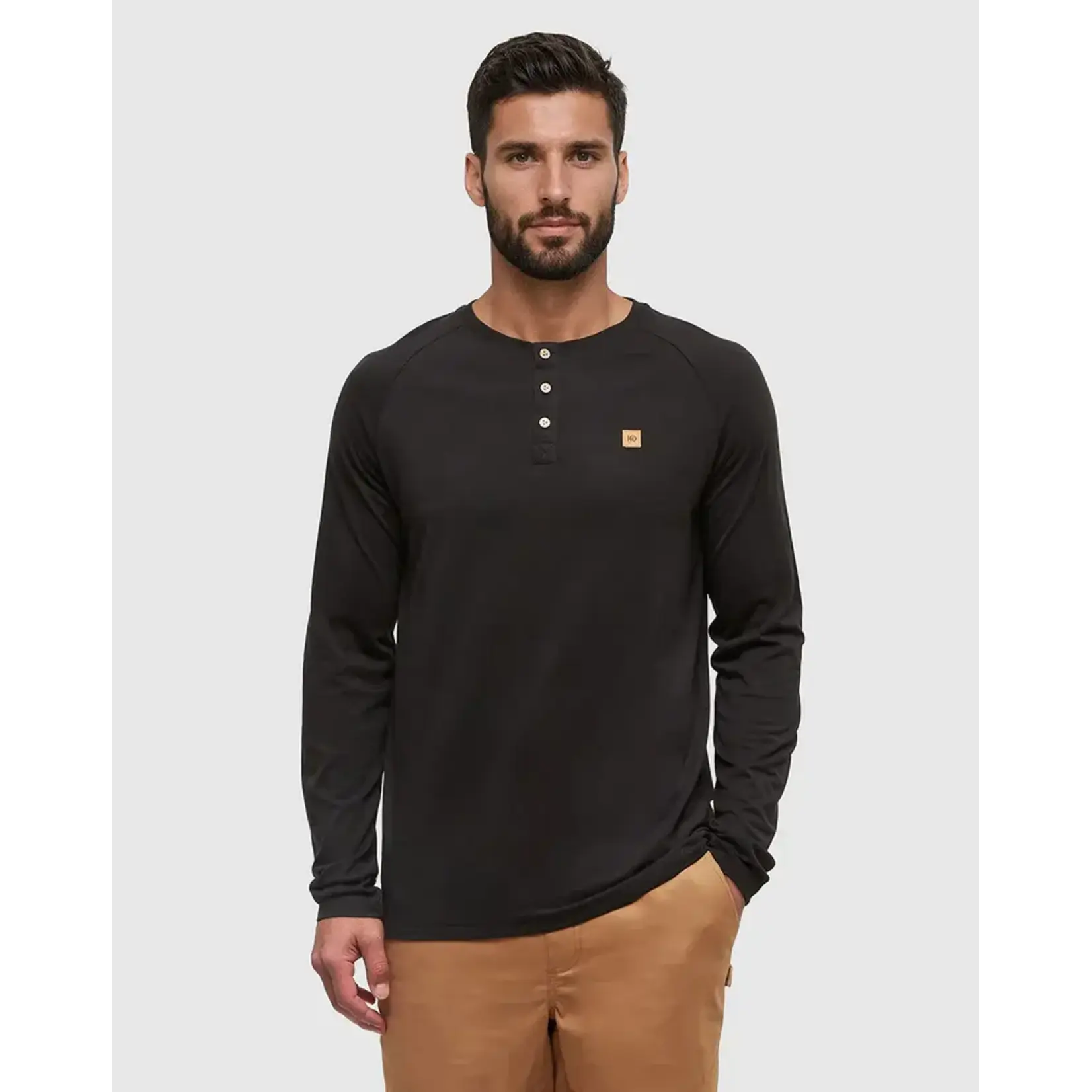 Tentree TCM2308-0164 - Men's Baker Henley Long-Sleeve Shirt