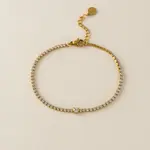 Lover's Tempo Luma CZ Tennis Bracelet - Gold