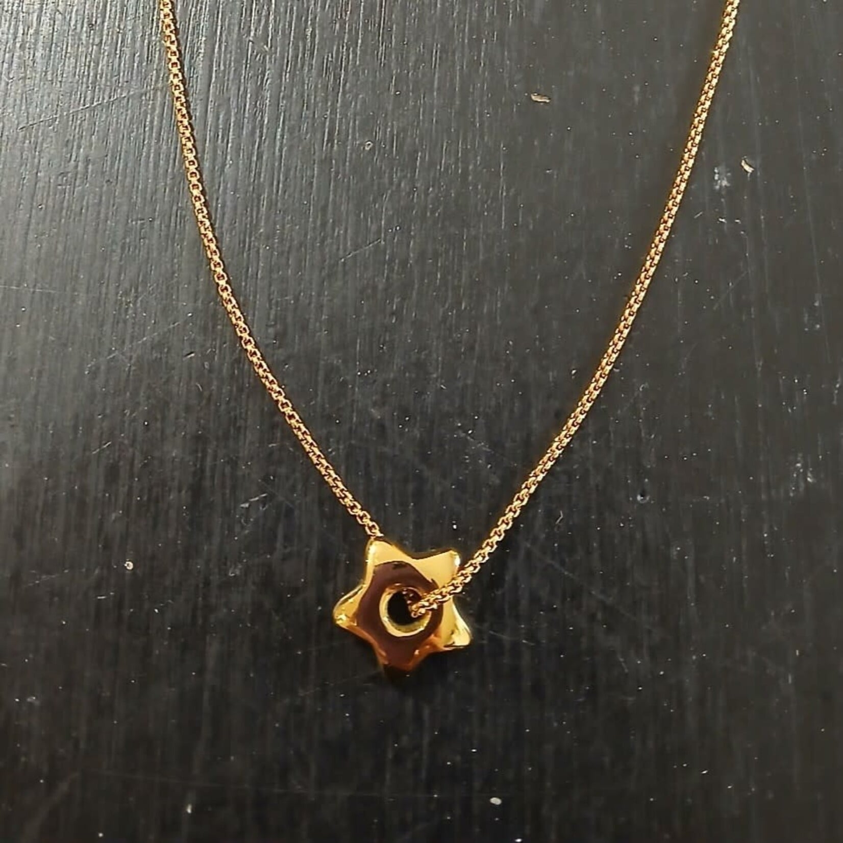 Lover's Tempo Star Charm Necklace - Gold
