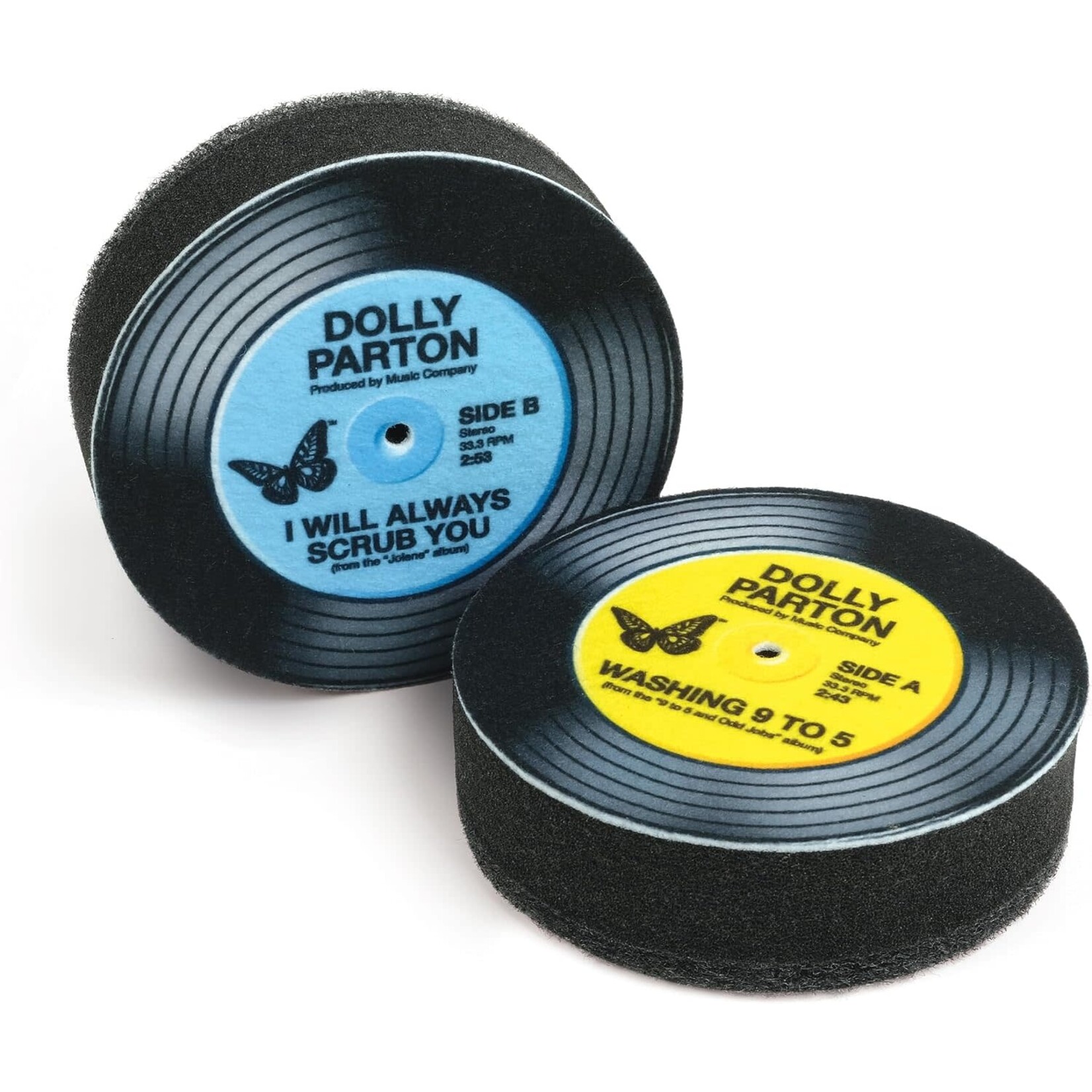 Dolly Parton Record Sponges (Set of 2)
