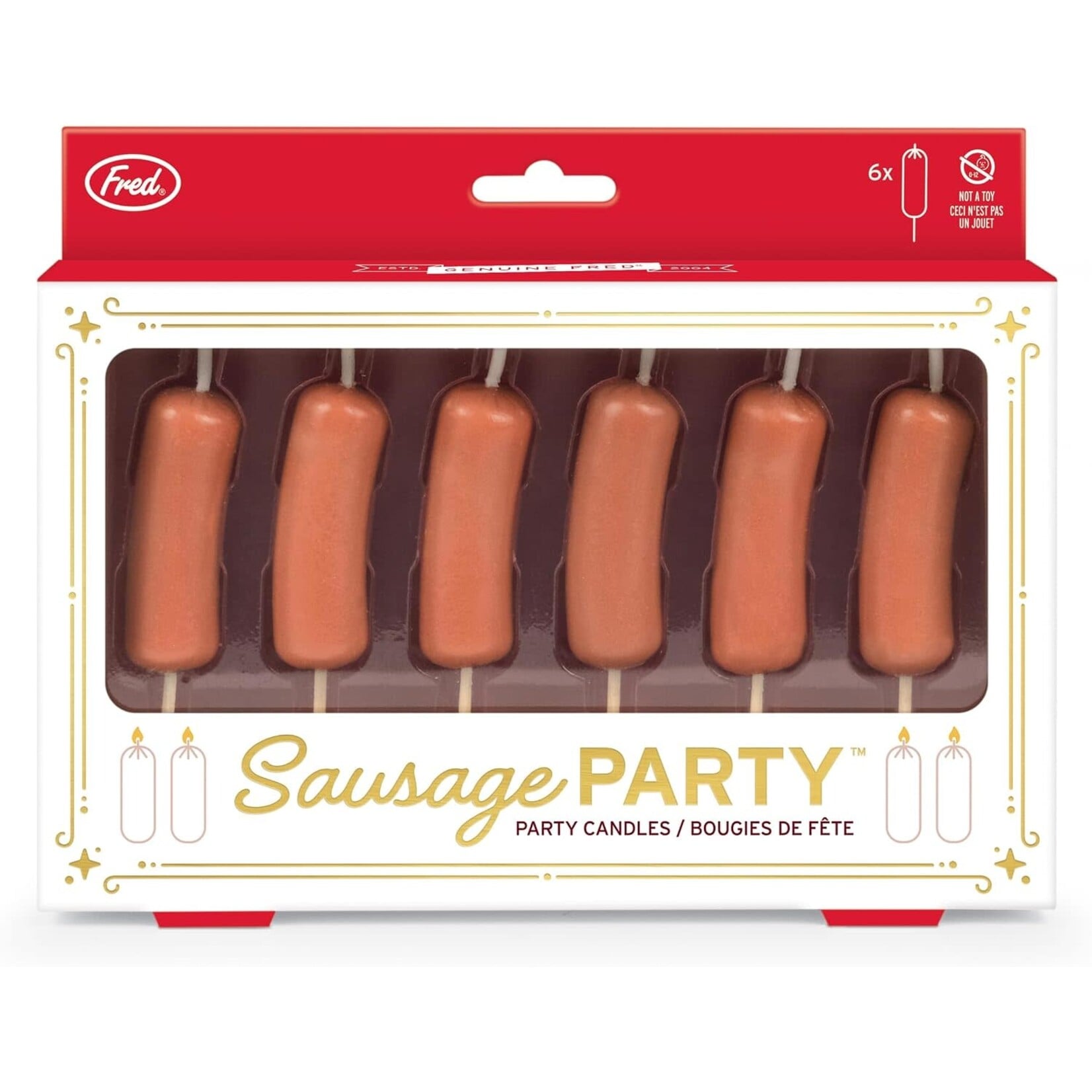 Sausage Party Candles (Set of 6)