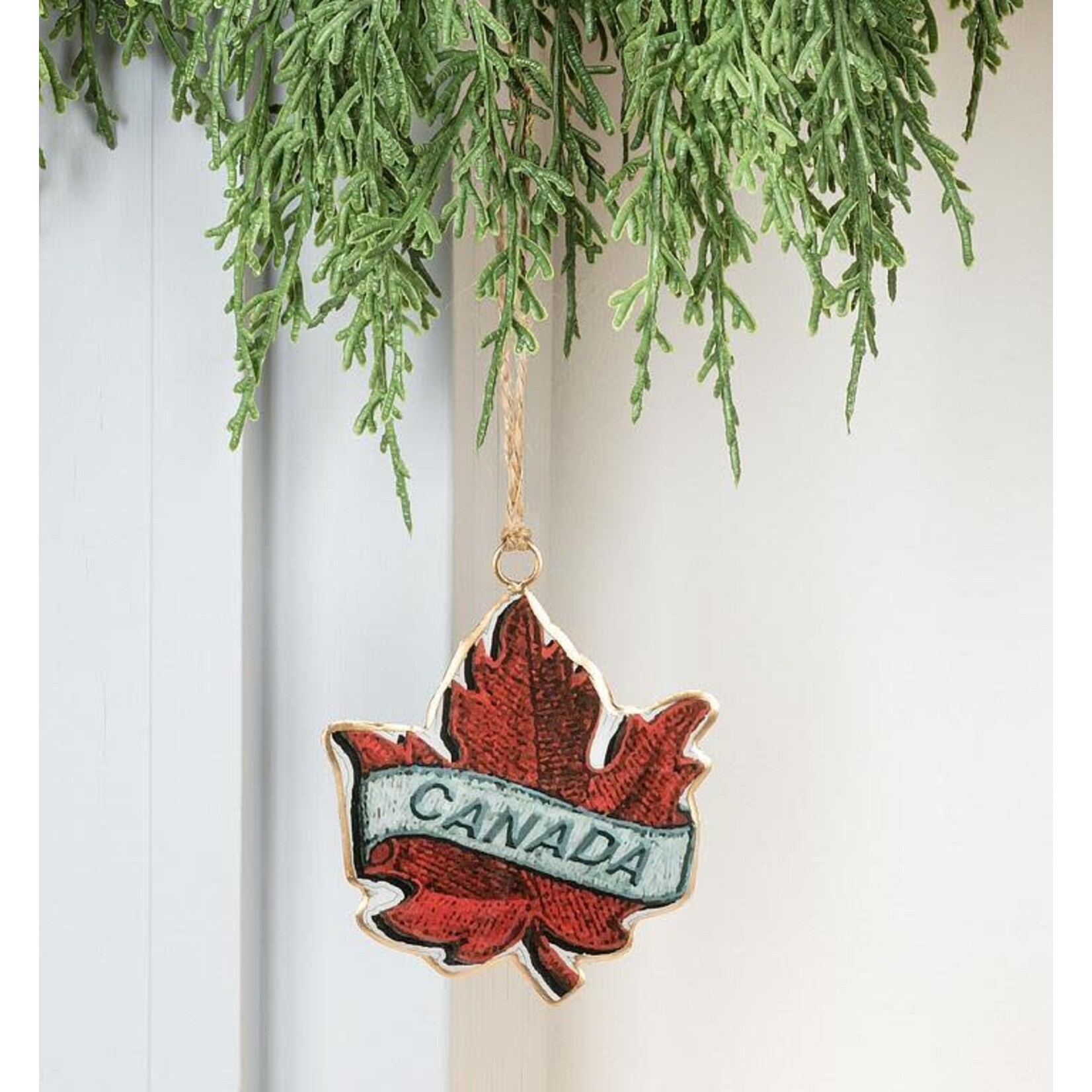 Maple Leaf Canada Ornament