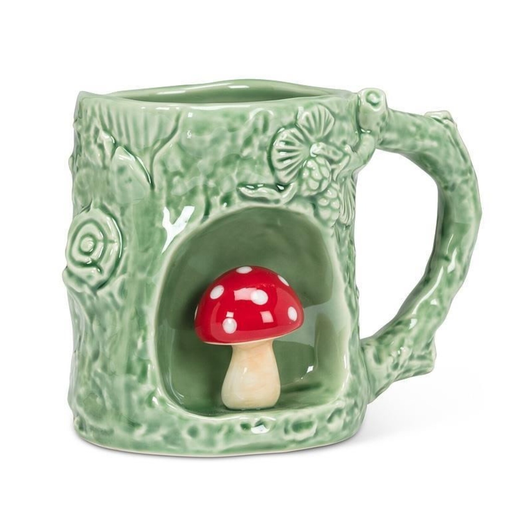 Tree Look Mug with Mushroom 4"