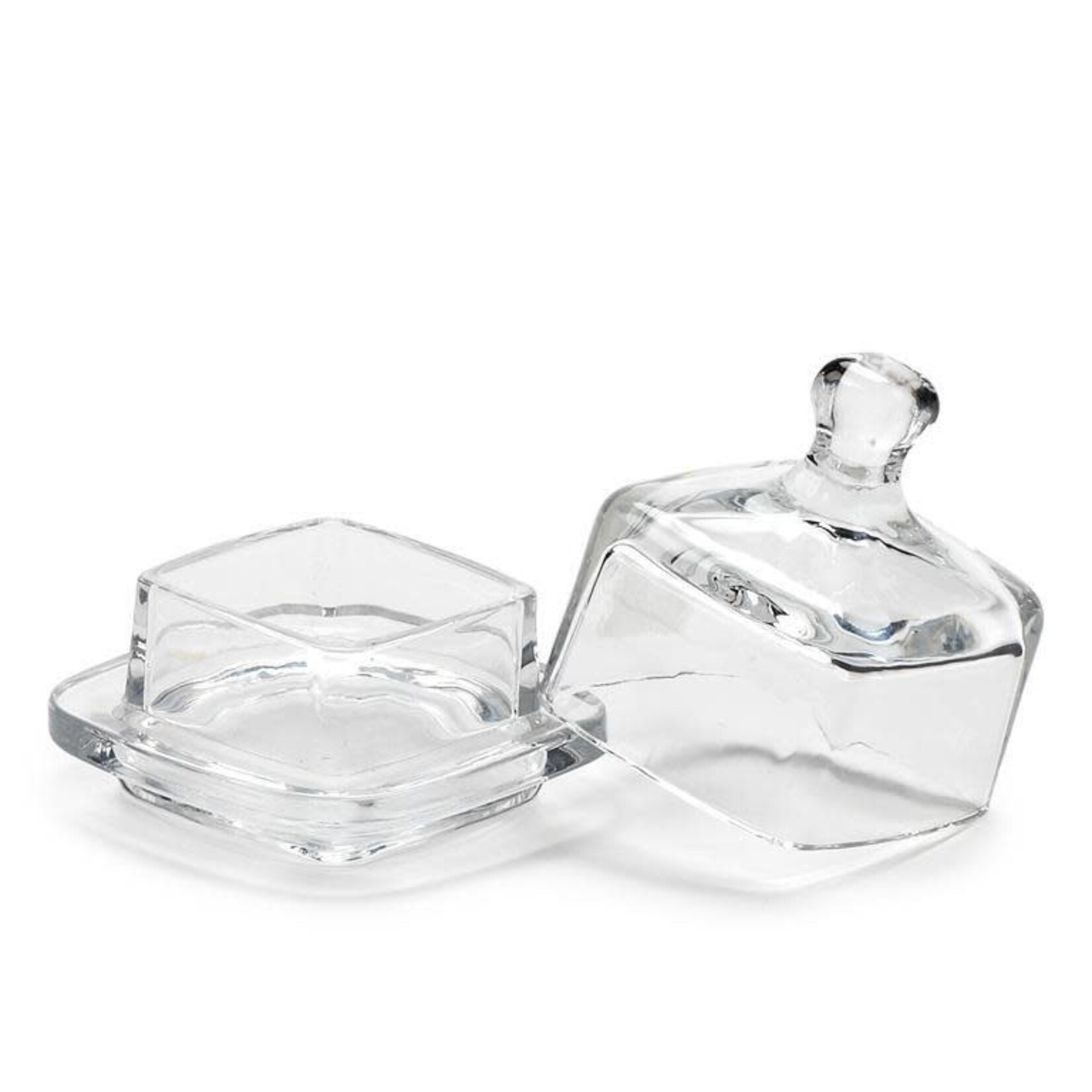 Small Square Covered Dish 3.5"