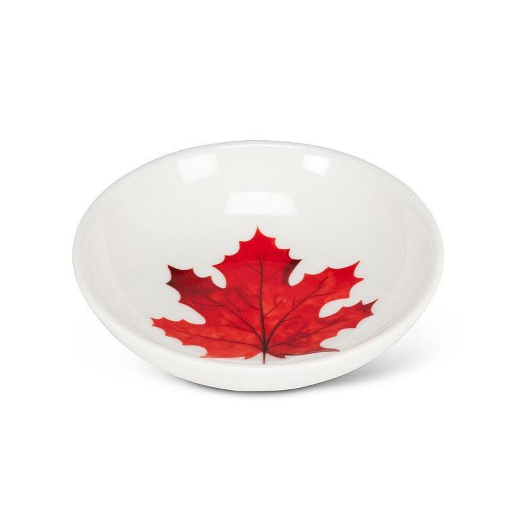 Small Dish with Maple Leaf 3"