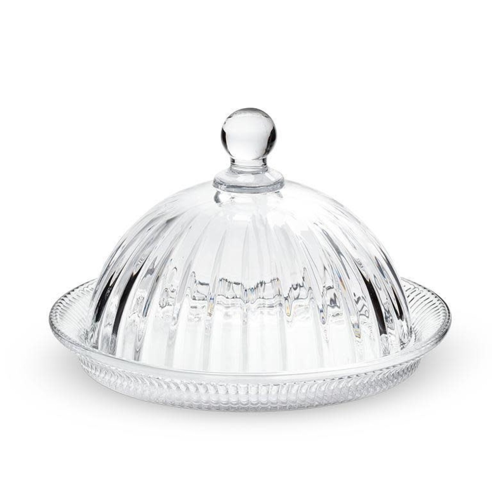 Low Optic Round Dish with Lid 5.5"