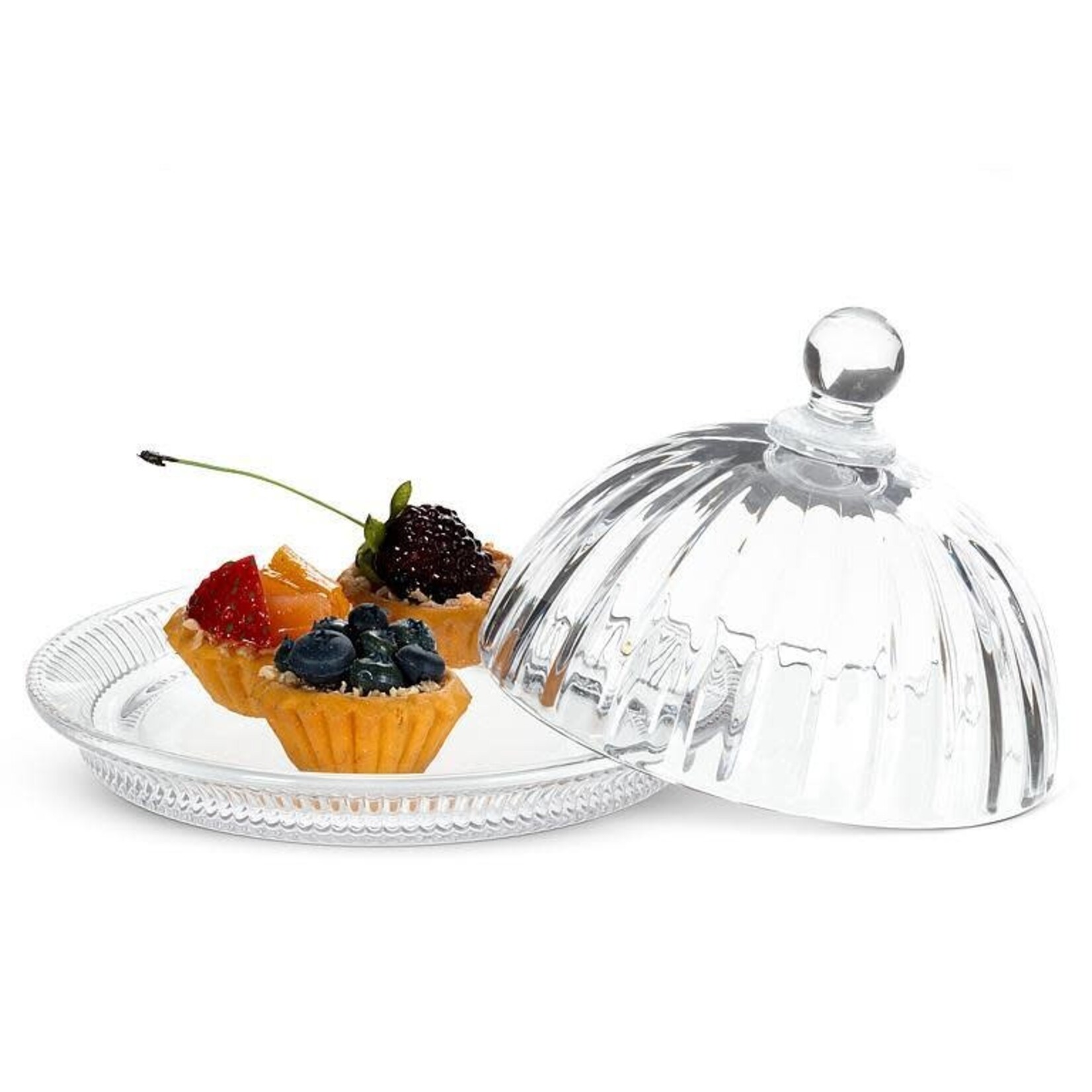 Low Optic Round Dish with Lid 5.5"