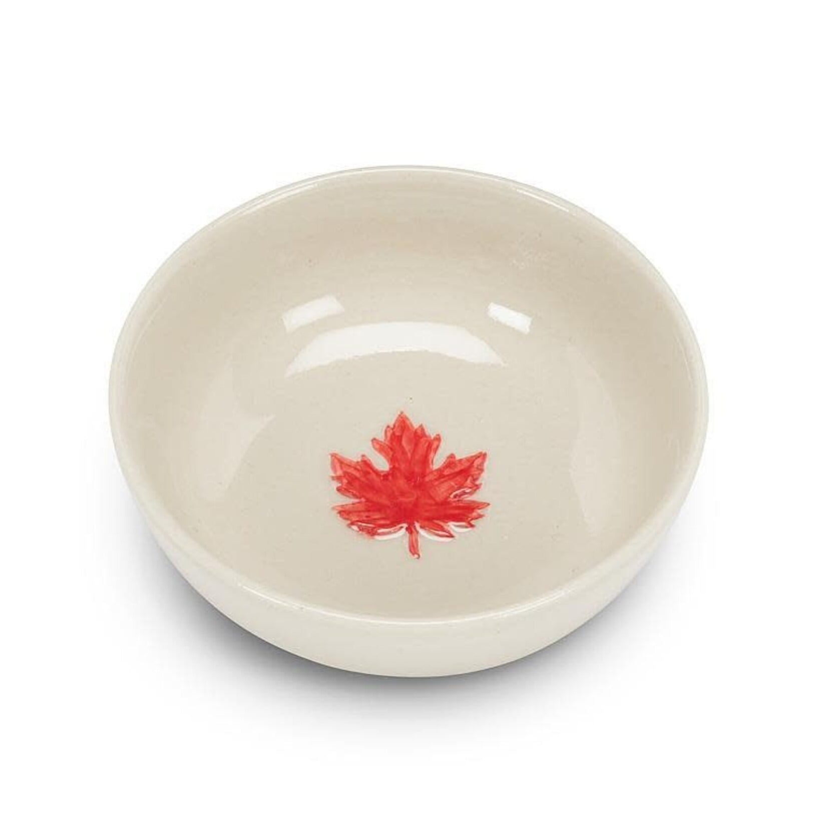 Maple Leaf on Mini Bowl 3"