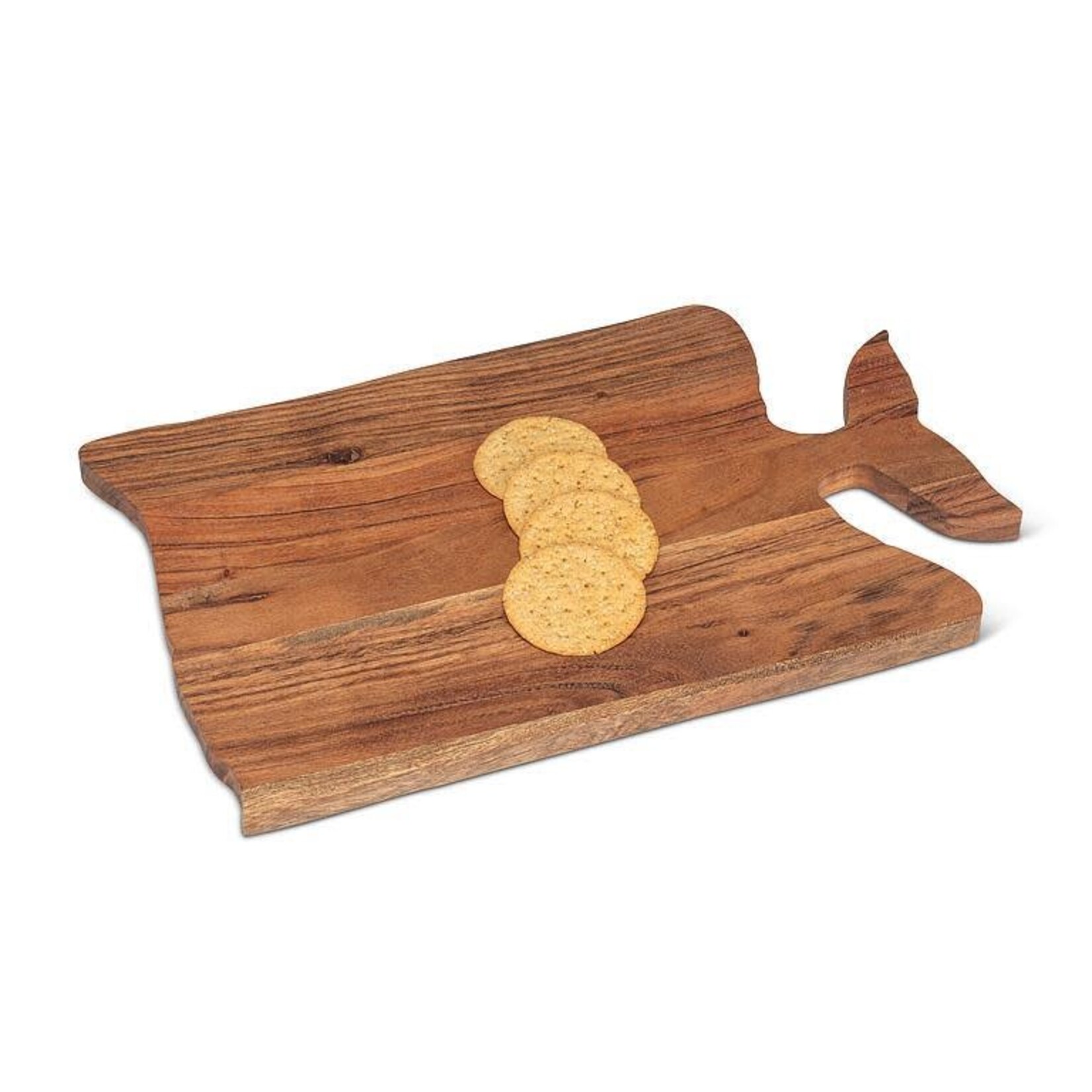 Medium Acacia Whale Tail Handle Board 8x13.5"