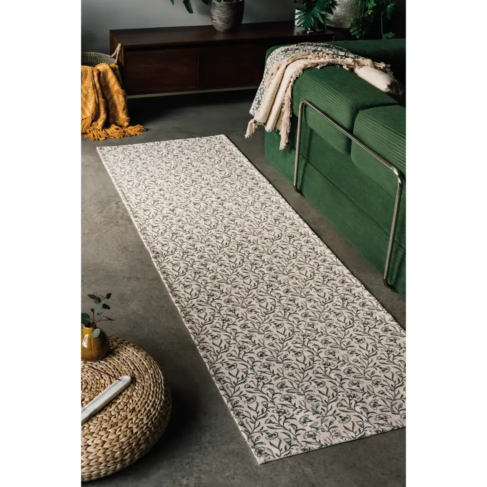 Danica Lobelia Cotton Hallway Runner 2.5' x 8'
