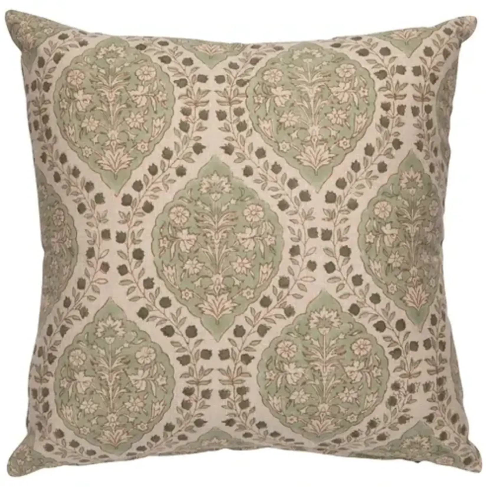 Danica Ogee Block Print Pillow 20" x 20"