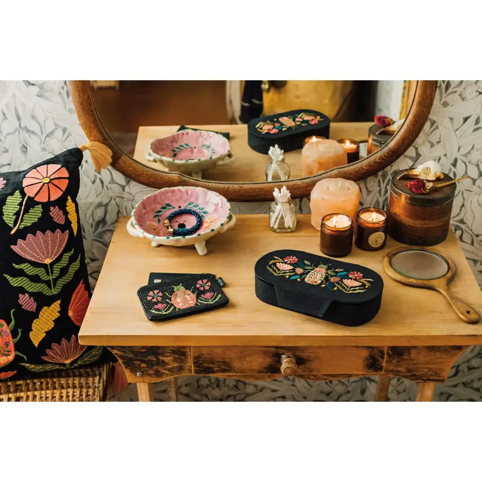 Danica Amulet Embroidered Jewellery Box