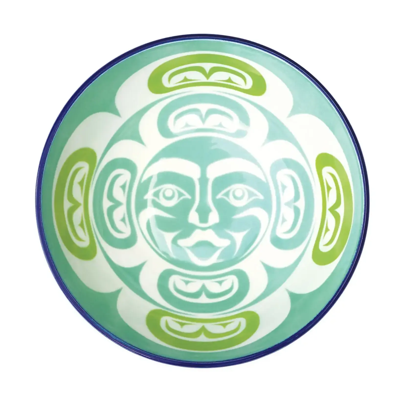 Native Northwest Porcelain Art Bowl (Medium) - Moon by Simone Diamond