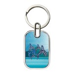 Native Northwest Lenticular Keychain - Orca Family by Paul Windsor