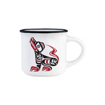 Native Northwest Espresso Mug - Wolf by Eric Parnell