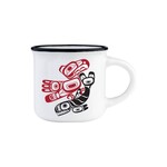Native Northwest Espresso Mug - Thunderbird and Orca by Corey Bulpitt