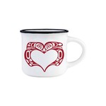 Native Northwest Espresso Mug - Love Birds by T.J. Sgwaayaans Young