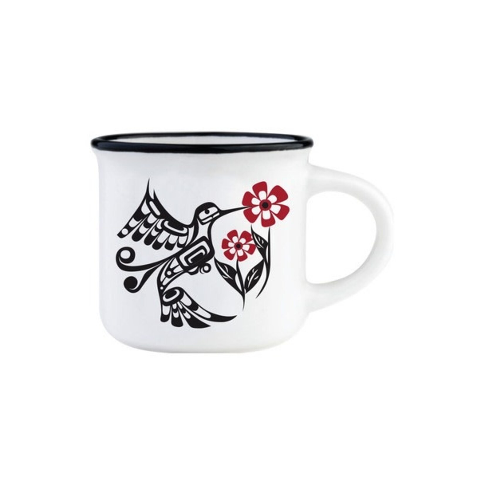 Native Northwest Espresso Mug - Hummingbird by Francis Dick
