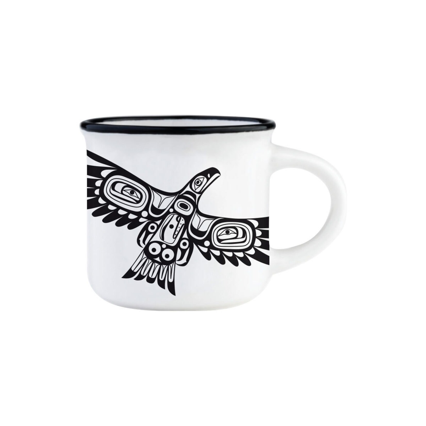 Native Northwest Espresso Mug - Eagle Soaring by Corey Bulpitt