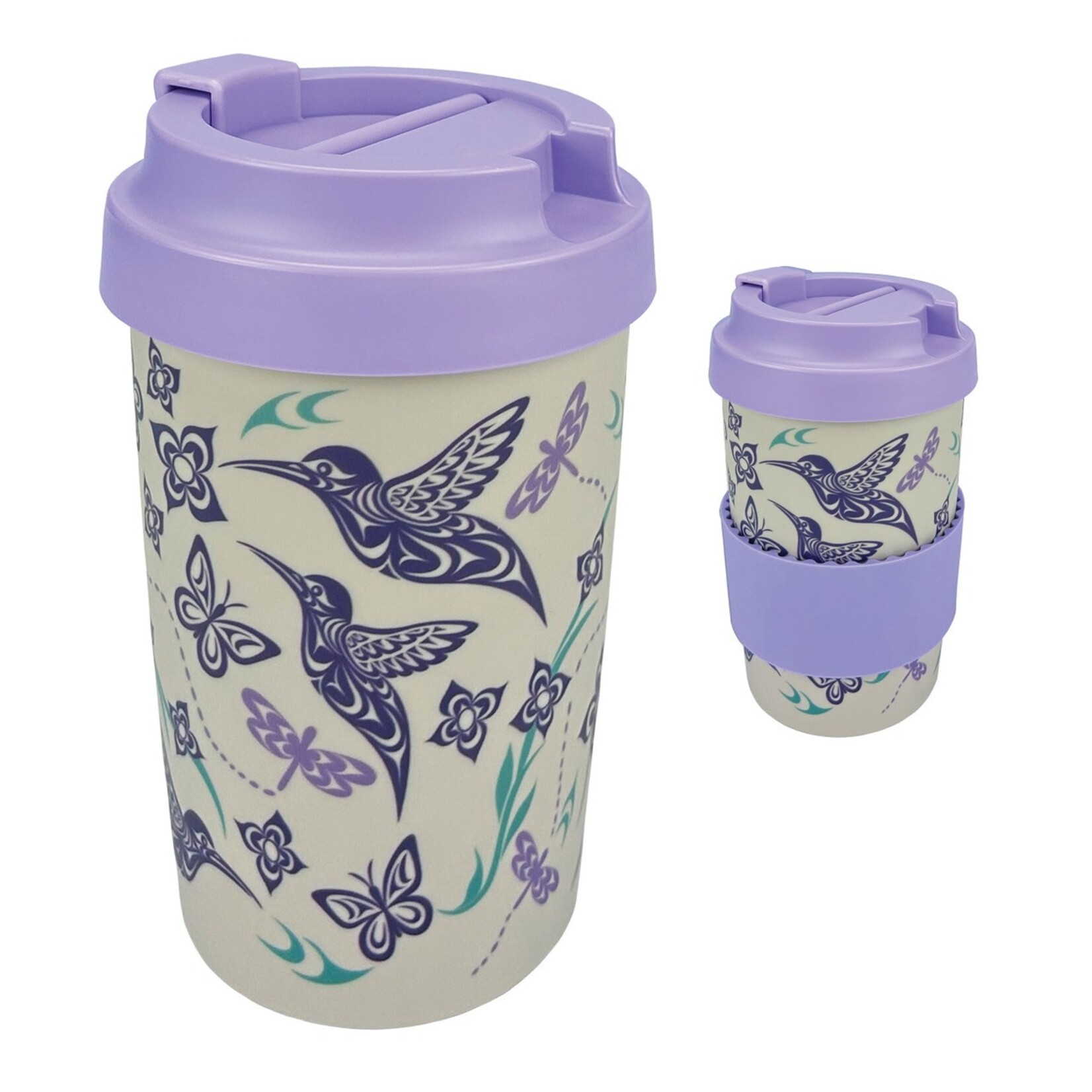 Native Northwest Eco Travel Mug - Hummingbird by Simone Diamond