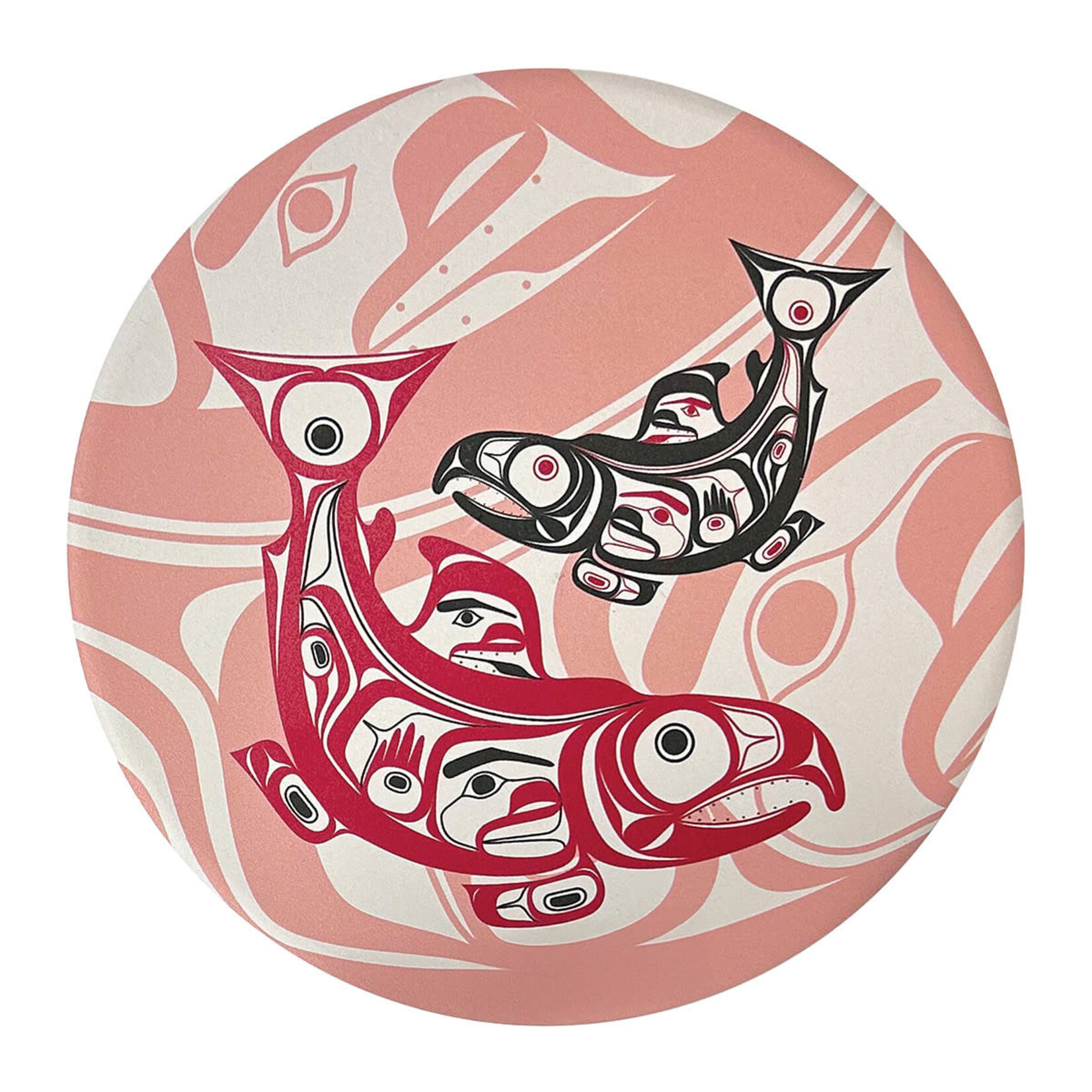 Native Northwest Ceramic Trivet - Salmon by Corey Bulpitt