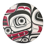 Native Northwest Ceramic Trivet - Matriarch Bear by Morgan Asoyuf