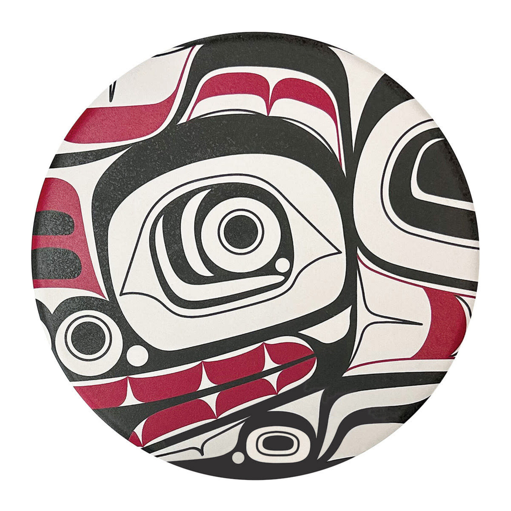 Native Northwest Ceramic Trivet - Matriarch Bear by Morgan Asoyuf
