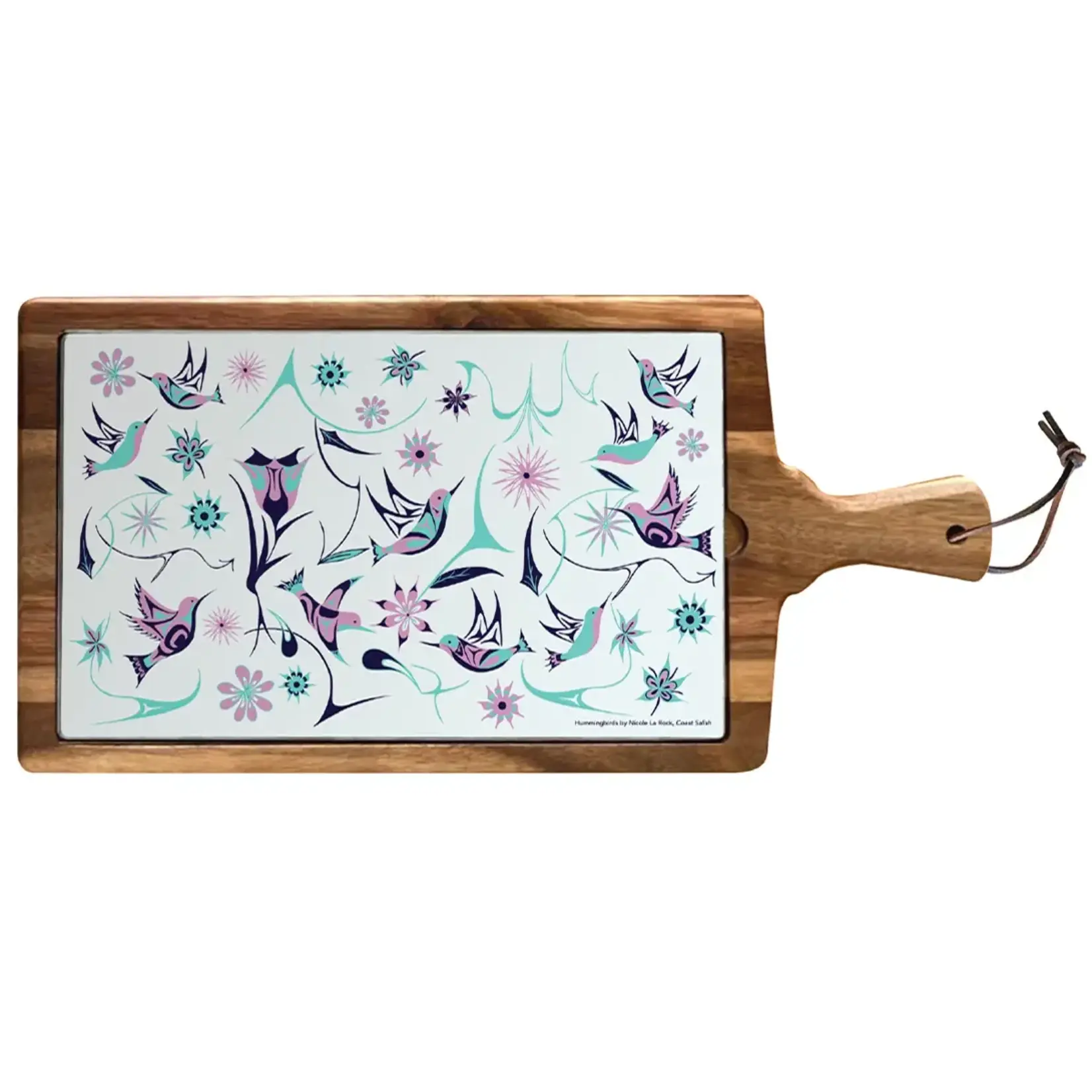 Native Northwest Serving Board - Hummingbirds by Nicole La Rock