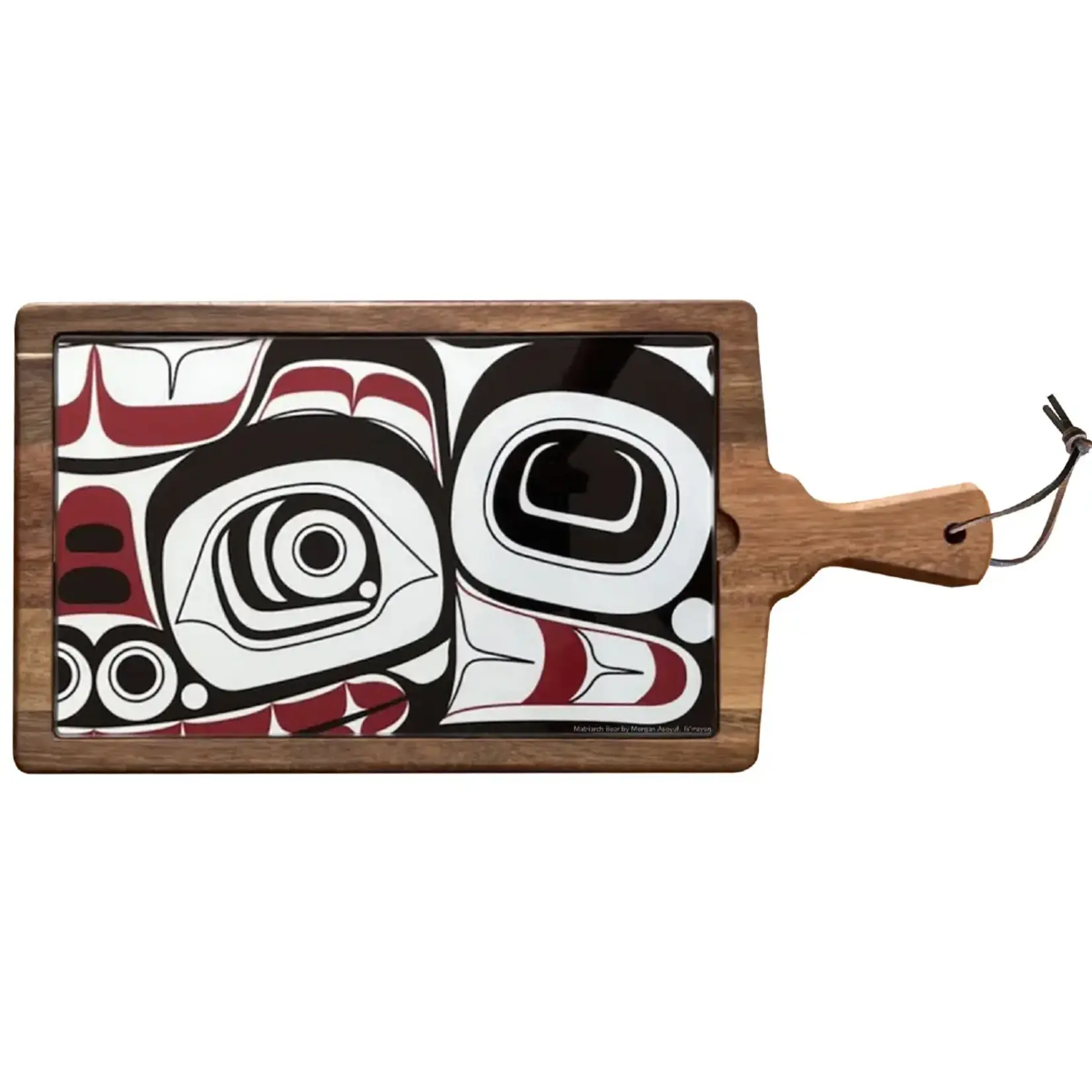 Native Northwest Serving Board - Matriarch Bear by Morgan Asoyuf