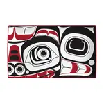 Native Northwest Rectangular Platter - Matriarch Bear by Morgan Asoyuf